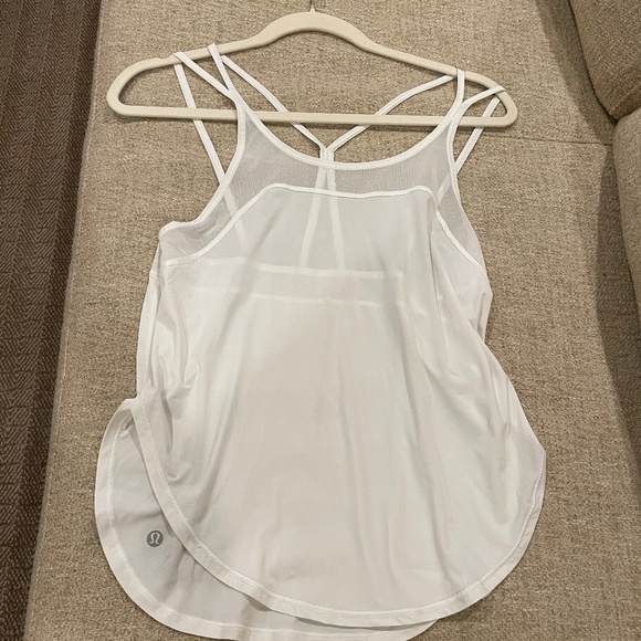 Lulu Lemon White Tank - Picture 1 of 3